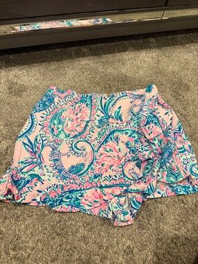 Lilly Pulitzer zip back skort